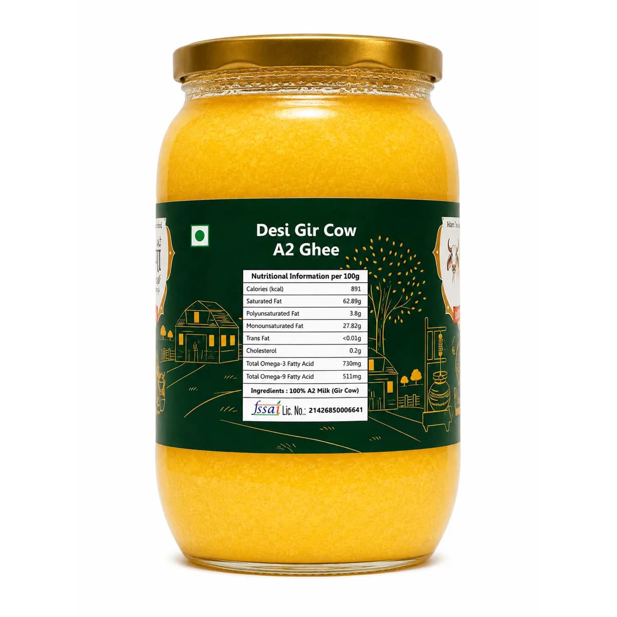 A2 Desi Gir Cow Ghee — Benefits