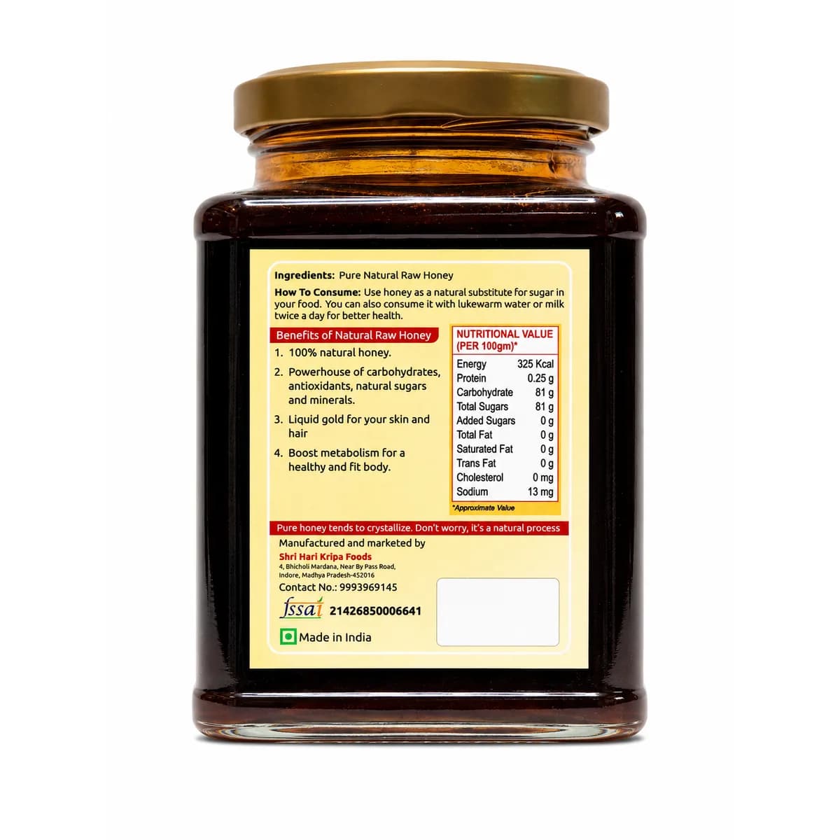 Raw Honey — Benefits
