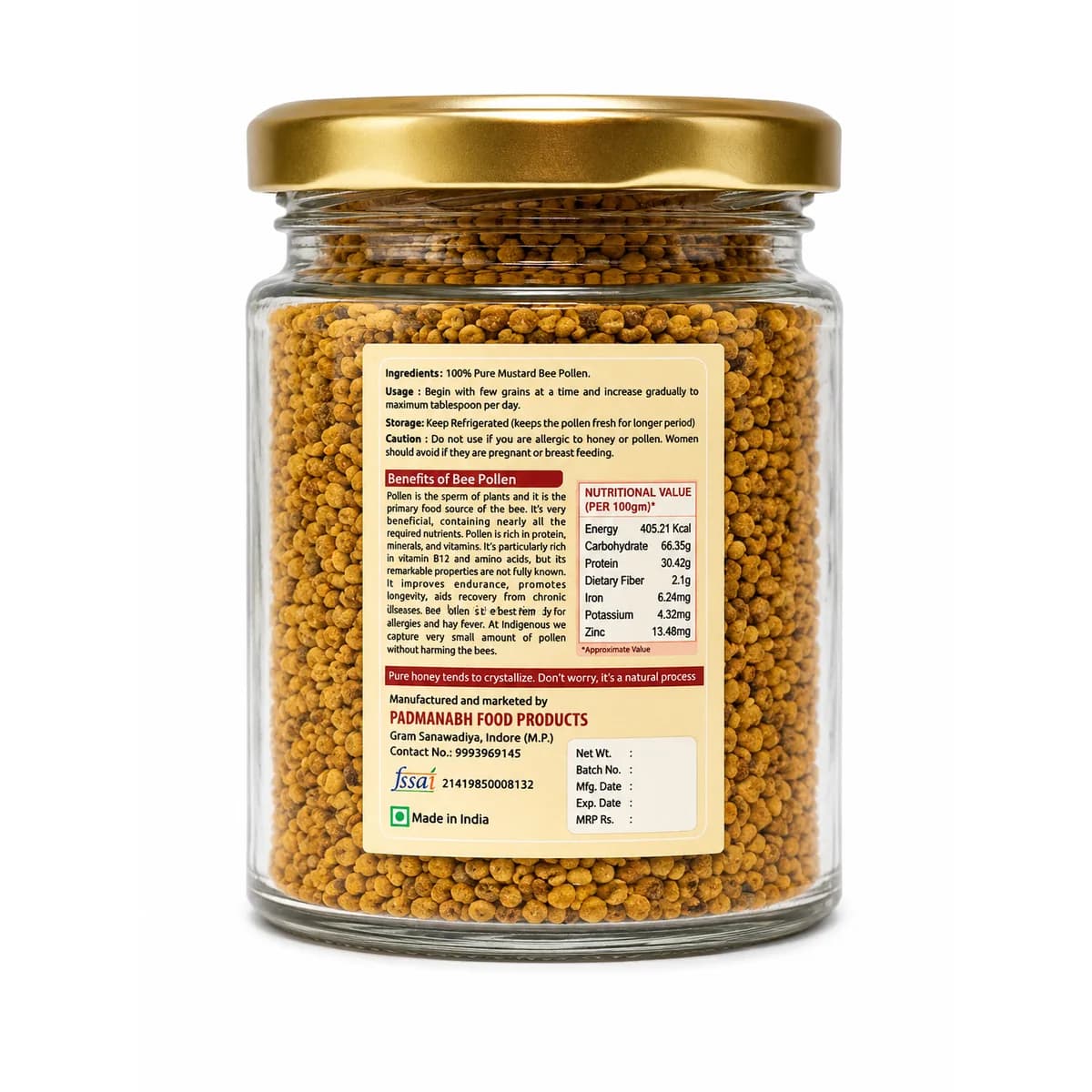 Bee Pollen — Benefits