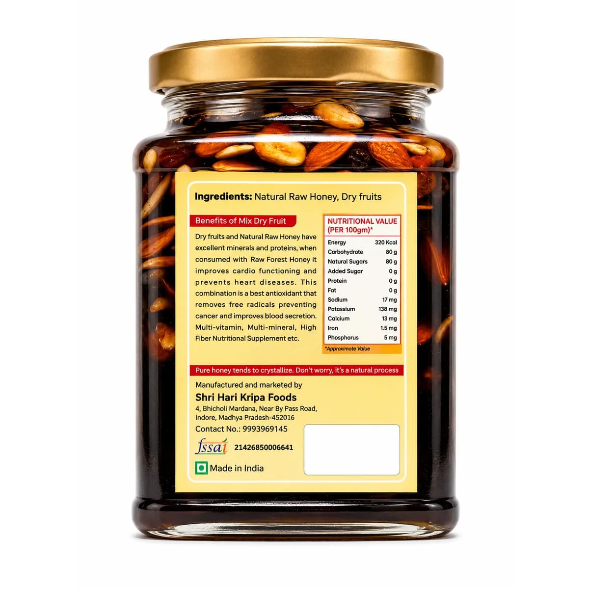 Mix Dry Fruit Honey — Benefits